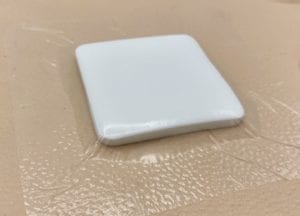 Bordered Foam Dressing on Skin