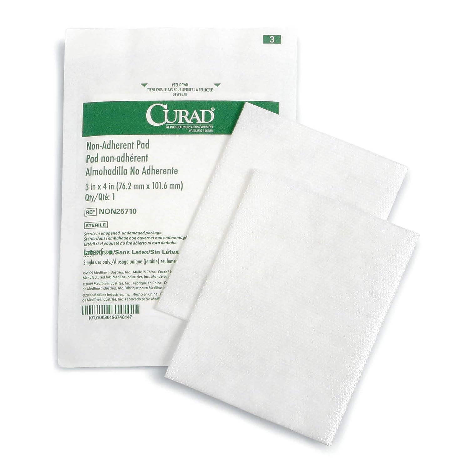 CURAD Sterile Non-Adherent Pad, 3