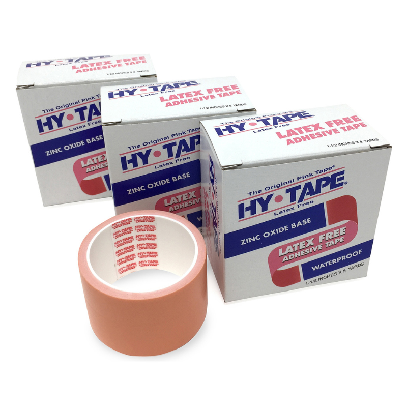 HYT10LF - Hy-Tape® Zinc Oxide Base, Waterproof, Latex Free, 1" x 5 yards